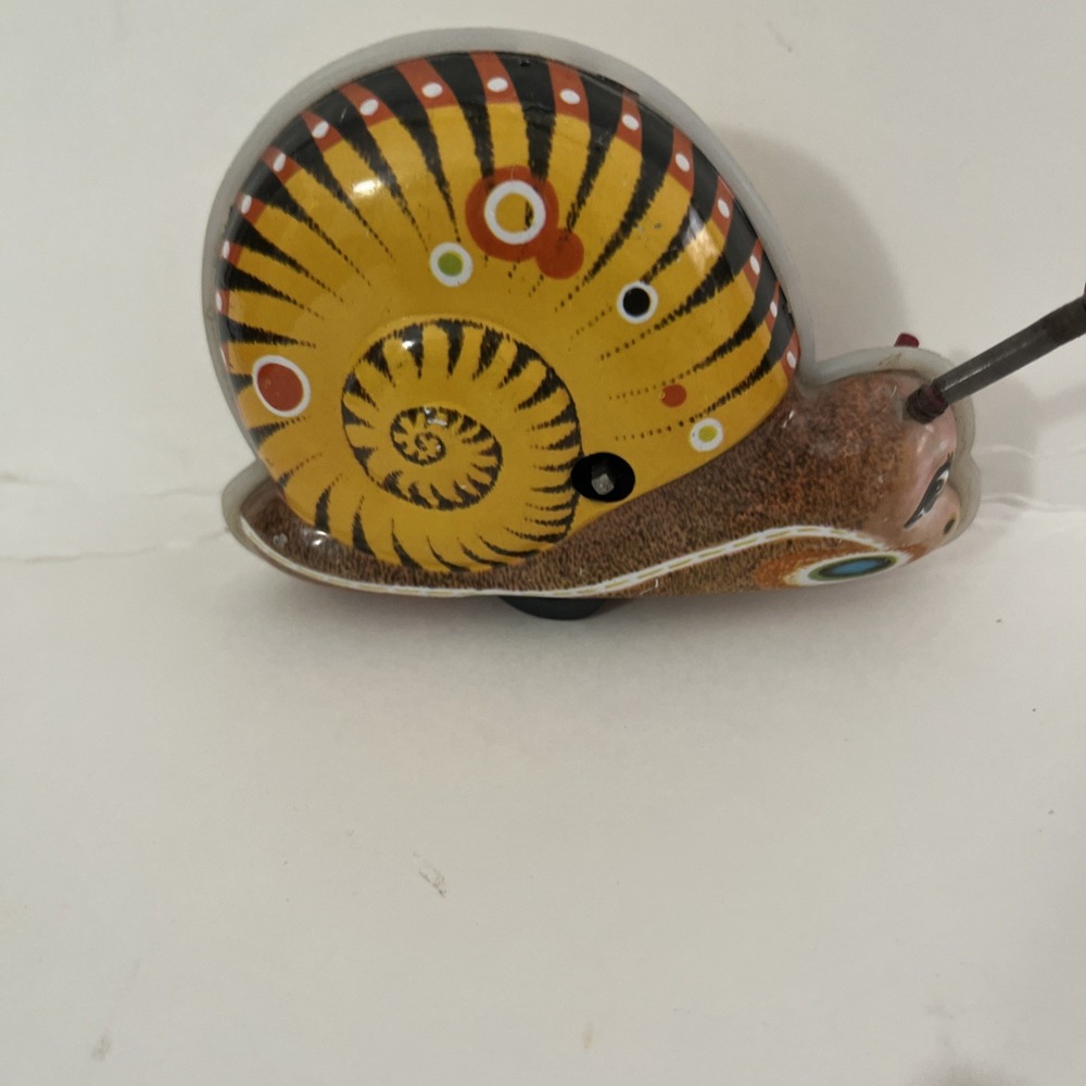 Tin Toy Wonui 1960Wind‎ Up Snail Pre Owned No Key